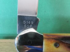 Case XX 1981 Stag Handle Single Blade Copperhead Pattern # 5149 SSP