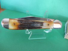 Case XX 1981 Stag Handle Single Blade Copperhead Pattern # 5149 SSP