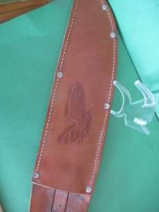 Rosco Stag Handle Large Fixed Blade Knife Made in Solingen  Germany