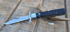 Schrade Collectors Club 2008 5" Jigged Black Bone Button Lock Mint Just The Knife 1 Of 600 Schrade Collectors Club 2008 5" Jigged Black Bone Button Lock Mint Just The Knife 1 Of 600