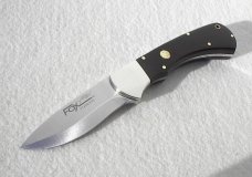NOS FOX MANIAGO ITALY FIXED BLADE SKINNER ( EXOTIC ZIRICOTE WOOD ) NICKEL SILVER BOLSTER W/ SHEATH NOS FOX MANIAGO ITALY FIXED BLADE SKINNER ( EXOTIC ZIRICOTE WOOD ) NICKEL SILVER BOLSTER W/ SHEATH