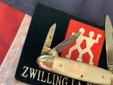 Antique Graef & Schmidt 3 Blade Pocket Knife w/ Antique Mother of Pearl Handles Antique Graef & Schmidt 3 Blade Pocket Knife w/ Antique Mother of Pearl Handles
