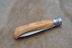 Joker Albacete Spain FolderMint Locking Collar 3 7/8" Closed Hardwood Handle Wicked Blade Sharp!