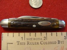Case XX 'Stainless' Senator Pen #5279 Stag 1940-1964 Case XX 'Stainless' Senator Pen #5279 Stag 1940-1964