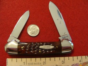 Case XX Canoe #62131  Red Bone Handles 1971?