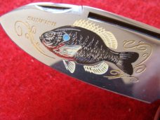 Bull Dog Brand "Sunfish" with Excellent Stag Handles 1997