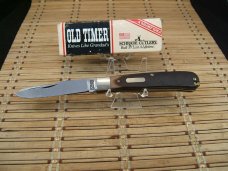 SCHRADE OLD TIMER 96OT BEARHEAD TRAPPER U.S.A. NIB CARBON STEEL POCKET KNIFE W/TWEEZERS & SCRIBE SCHRADE OLD TIMER 96OT BEARHEAD TRAPPER U.S.A. NIB CARBON STEEL POCKET KNIFE W/TWEEZERS & SCRIBE