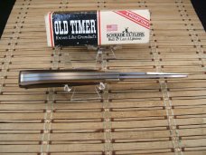 SCHRADE OLD TIMER 96OT BEARHEAD TRAPPER U.S.A. NIB CARBON STEEL POCKET KNIFE W/TWEEZERS & SCRIBE SCHRADE OLD TIMER 96OT BEARHEAD TRAPPER U.S.A. NIB CARBON STEEL POCKET KNIFE W/TWEEZERS & SCRIBE