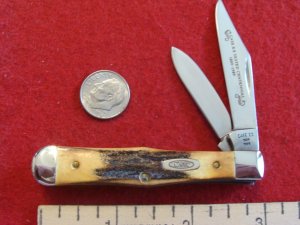 Case XX  Small Coke Bottle Jack #5225 1/2 "1989 Tested Centennial" Stag 1989