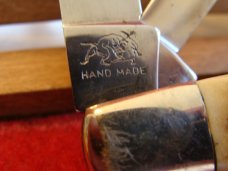 Bull Dog Brand 'Pit Bulls Trade Mark" Medium Congress with Stag Handles Bull Dog Brand 'Pit Bulls Trade Mark" Medium Congress with Stag Handles