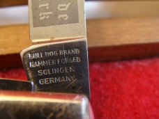 Bull Dog Brand 'Pit Bulls Trade Mark" Medium Congress with Stag Handles Bull Dog Brand 'Pit Bulls Trade Mark" Medium Congress with Stag Handles