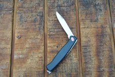 Wenger Buck Swiss Mate I Black Nylon 120 mms. Largest Model Mid 90's Mint Buck Lock System Wenger Buck Swiss Mate I Black Nylon 120 mms. Largest Model Mid 90's Mint Buck Lock System