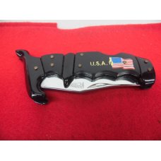 ZACKARY CROCKETT LOCKBACK AMERICAN FLAG TRIBUTE UNUSED APPROX. 5-1/4" COLLECTORS FIND ZACKARY CROCKETT LOCKBACK AMERICAN FLAG TRIBUTE UNUSED APPROX. 5-1/4" COLLECTORS FIND
