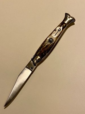20cm / 7.75" Unmarked Fish Pick Lock Stag Beltrame Make EX