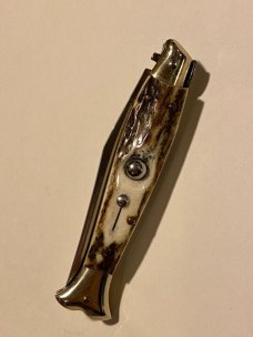 20cm / 7.75" Unmarked Fish Pick Lock Stag Beltrame Make EX 20cm / 7.75" Unmarked Fish Pick Lock Stag Beltrame Make EX