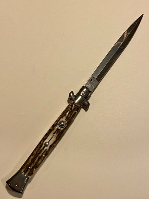 28cm / 11" Stag Dagger Blade Frank B Italy 2.0 Swivel Bolster EX