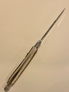 33cm / 13" Older Frank B Italy Stag Bayonet Blade Beltrame Swivel Bolster 33cm / 13" Older Frank B Italy Stag Bayonet Blade Beltrame Swivel Bolster