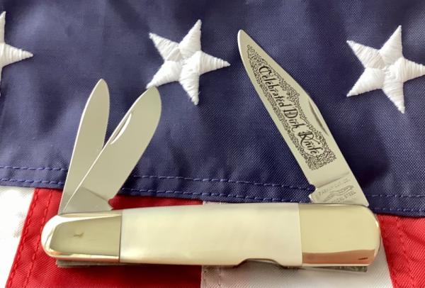 Vintage Parker Cutlery Celebrated Dirk Knife with Beautiful Fiery Mother of Pearl Handles - NOS Vintage Parker Cutlery Celebrated Dirk Knife with Beautiful Fiery Mother of Pearl Handles - NOS