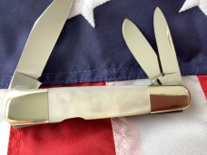 Vintage Parker Cutlery Celebrated Dirk Knife with Beautiful Fiery Mother of Pearl Handles - NOS Vintage Parker Cutlery Celebrated Dirk Knife with Beautiful Fiery Mother of Pearl Handles - NOS