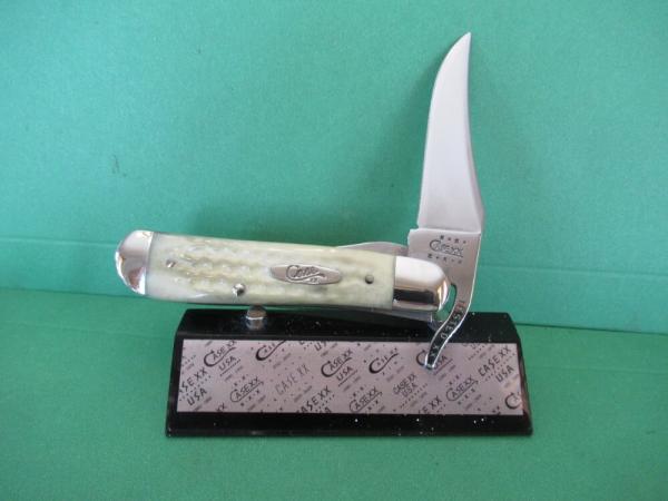 Case XX 2001 Natural Bone Russlock Pattern # 61953L SS Case XX 2001 Natural Bone Russlock Pattern # 61953L SS