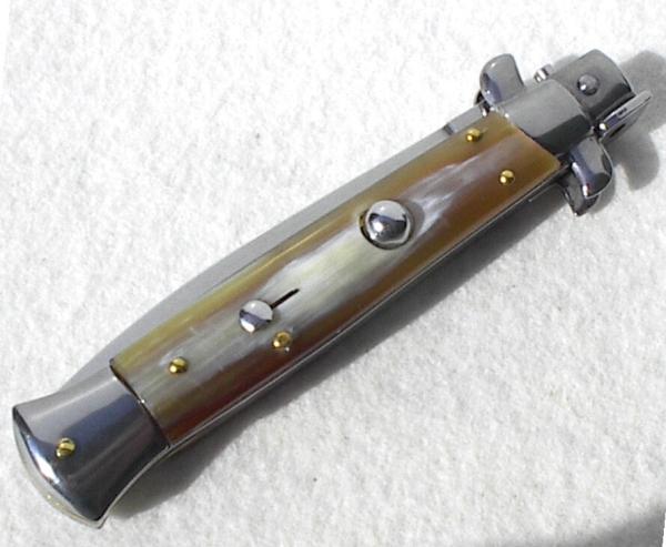 NEW FRANK BELTRAME 9" FRENCH BOVINE HORN ITALIAN STILETTO