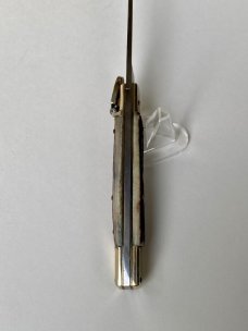 Hubertus Slim 20cm / 8" Stag Leverlock EX Condition W. Germany Etch 1980's Hubertus Slim 20cm / 8" Stag Leverlock EX Condition W. Germany Etch 1980's