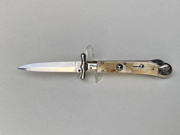 Medici Rostfrei Dagger Blade Italian Swing Guard Shaved Stag 7.25" / 18.5cm EX Condition Medici Rostfrei Dagger Blade Italian Swing Guard Shaved Stag 7.25" / 18.5cm EX Condition