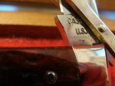 Case XX Cheetah #6111 1/2 L Pretty Bone 1972 