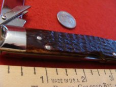 Case XX Cheetah #6111 1/2 L Pretty Bone 1972 