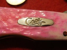 Case XX Cheetah #6111 1/2 L Pink  "Lady Case" Bone 2002