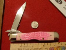 Case XX Cheetah #6111 1/2 L Pink  "Lady Case" Bone 2002