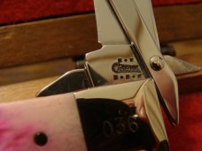 Case XX Cheetah #6111 1/2 L Pink  "Lady Case" Bone 2002