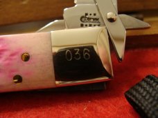 Case XX Cheetah #6111 1/2 L Pink  "Lady Case" Bone 2002
