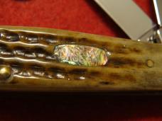 Case XX Trapper # 6254 SS "Pearl Premiers" with Bone Handles 1999 