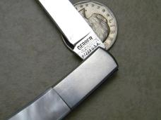 Gerber Portland, OR 97223 USA Pearl Silver Knight Lockback Knife 