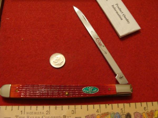Case XX Melon Tester USA #6100 SS "Christmas Knife"  Bone 2012