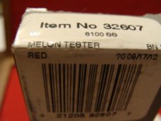 Case XX Melon Tester USA #6100 SS "Christmas Knife"  Bone 2012