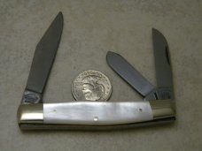 Fight'n Rooster Solingen Germany Pearl 1995 Kentucky Cutlery Assn. Whittler Stockman Knife