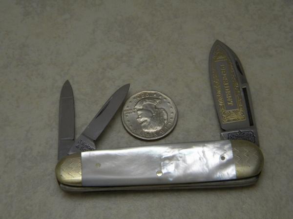 J.W. Hickey & Sons Germany Pearl "President" Whittler Knife