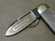 J.W. Hickey & Sons Germany Pearl "President" Whittler Knife