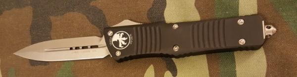 Microtech Combat Troodon D/E Stonewash Standard 142-10