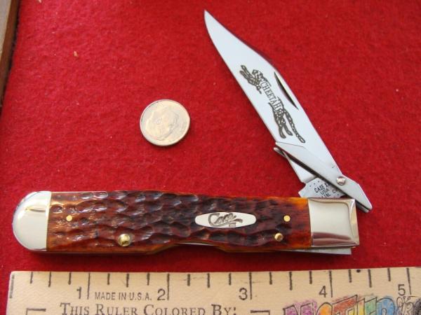 Case XX Cheetah #6111 1/2 L "Cheetah Etched" Bone 2021