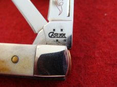 Case XX Gunstock Jack USA #5215 SS 'Red Scroll' Stag 2006