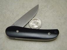 Florinox Made in France D Lemaire Design Horn Roll Open Linerlock Knife *