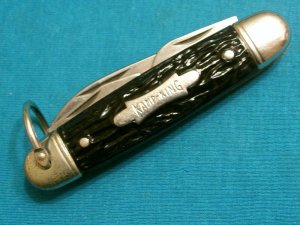 VINTAGE KAMP KING IMPERIAL SCOUTS SCOUT CAMP CAMPER SURVIVAL FOLDING POCKET KNIFE KNIVES OLD