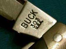 VINTAGE BUCK 303 USA CADET STOCKMAN FOLDING POCKET PEN JACK WHITTLING KNIFE KNIVES OLD