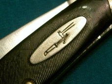 VINTAGE BUCK 303 USA CADET STOCKMAN FOLDING POCKET PEN JACK WHITTLING KNIFE KNIVES OLD