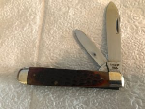Case XX U.S.A. 6214 red bone