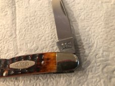 Case XX U.S.A. MUSKRAT 9 dots red bone Case XX U.S.A. MUSKRAT 9 dots red bone