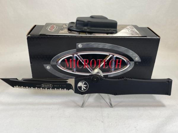 2015 MICROTECH Halo V T/E Automatic OTF Tanto w/ Sheath MINT IN BOX 2015 MICROTECH Halo V T/E Automatic OTF Tanto w/ Sheath MINT IN BOX